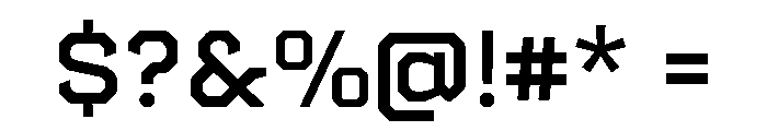 Centrifuge Regular Font OTHER CHARS