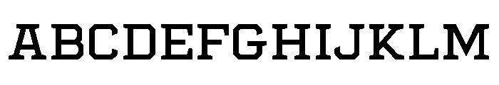 Centrifuge Regular Font UPPERCASE