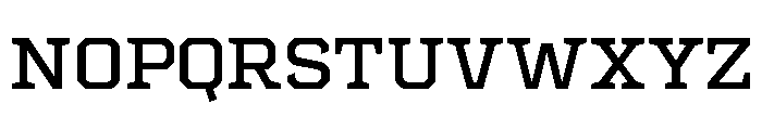 Centrifuge Regular Font UPPERCASE