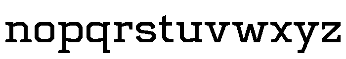 Centrifuge Regular Font LOWERCASE