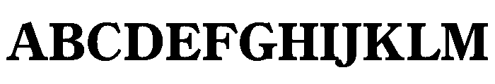 Century New Style Bold Font UPPERCASE