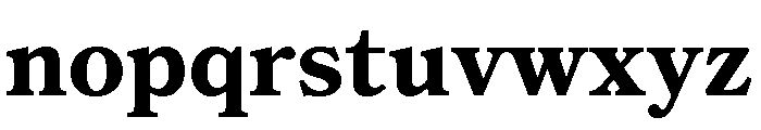 Century New Style Bold Font LOWERCASE