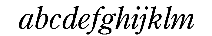Century New Style Light Italic FONT