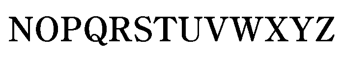 Century New Style Light Small Caps Font LOWERCASE