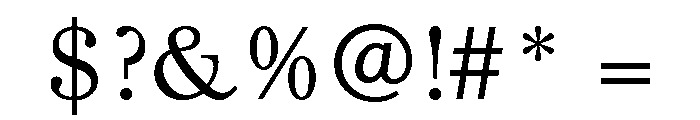 Century New Style Light Font OTHER CHARS