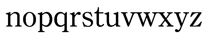 Century New Style Light Font LOWERCASE