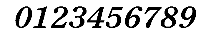 Century New Style Medium Italic Font OTHER CHARS