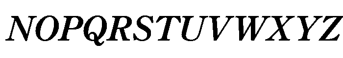 Century New Style Medium Italic Font UPPERCASE