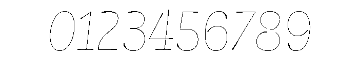 Cerulya Bold Italic Font OTHER CHARS