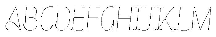 Cerulya Bold Italic Font UPPERCASE