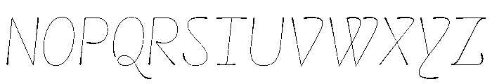 Cerulya Bold Italic Font UPPERCASE