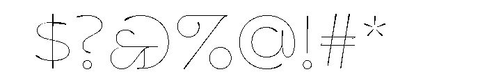 Cerulya Bold Font OTHER CHARS