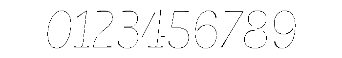 Cerulya Demi Bold Italic Font OTHER CHARS
