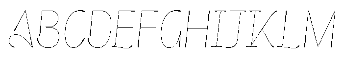 Cerulya Demi Bold Italic Font UPPERCASE