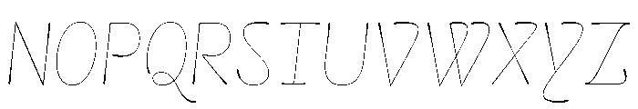 Cerulya Demi Bold Italic Font UPPERCASE