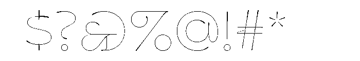 Cerulya Demi Bold Font OTHER CHARS