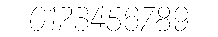 Cerulya Heavy Italic Font OTHER CHARS