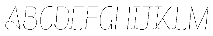 Cerulya Heavy Italic Font UPPERCASE