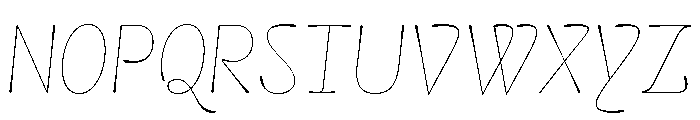 Cerulya Heavy Italic Font UPPERCASE