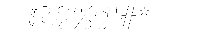 Cerulya Light Italic Font OTHER CHARS