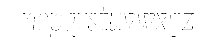 Cerulya Light Italic Font LOWERCASE