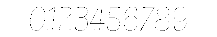 Cerulya Regular Italic Font OTHER CHARS