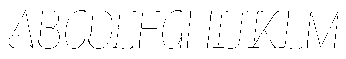 Cerulya Regular Italic Font UPPERCASE