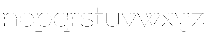 Cerulya Regular Font LOWERCASE