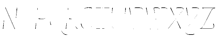 Cerulya Thin Italic Font UPPERCASE