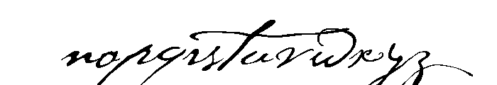 Cezanne Regular Font LOWERCASE