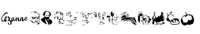 Cezanne Sketches FONT