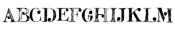 1 Fulmoon serif font Font UPPERCASE