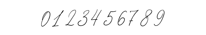 1234567 Regular Font OTHER CHARS