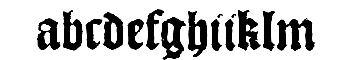 1492QuadrataBold Font LOWERCASE