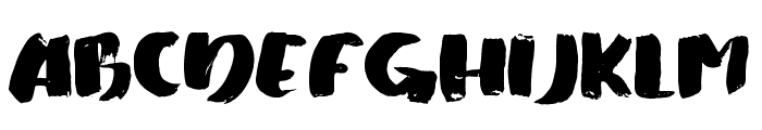 15 grunge set 1 Bold Font LOWERCASE