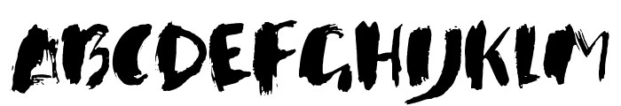 15 grunge set 3 Font LOWERCASE