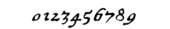 1676MordenMapItalic Font OTHER CHARS