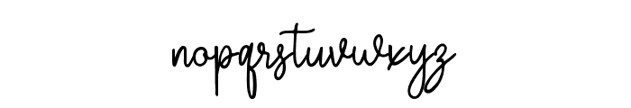 189Signature Font LOWERCASE