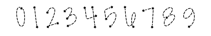 212 Constellation Lines Font OTHER CHARS
