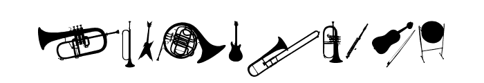 212 Music Dingbats Font OTHER CHARS
