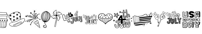 4 th June Font UPPERCASE