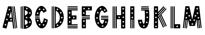 4th of July Font LOWERCASE