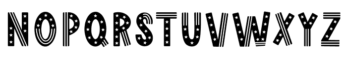 4th of July Font LOWERCASE