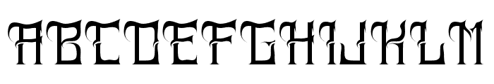 8-Regular Font UPPERCASE