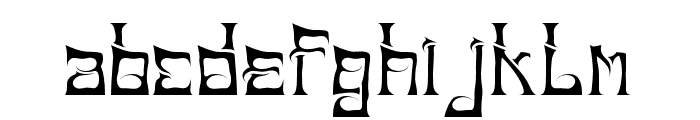 8-Regular Font LOWERCASE