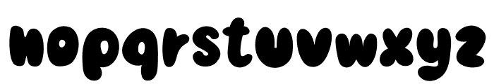 80s Groovy Retro Font LOWERCASE