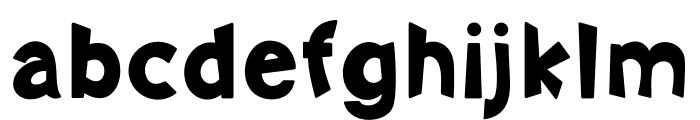 A BIGBOY Font LOWERCASE