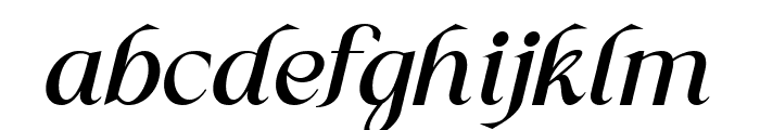 A Day That Feels Better Italic Font LOWERCASE
