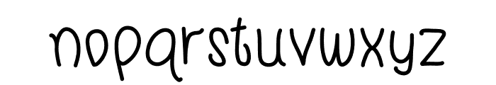 A Flower Book LoFu Font LOWERCASE