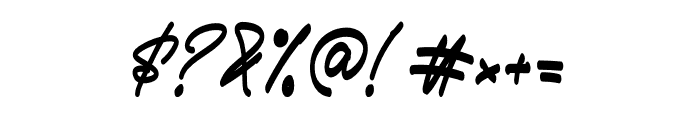 A-Signature Font OTHER CHARS